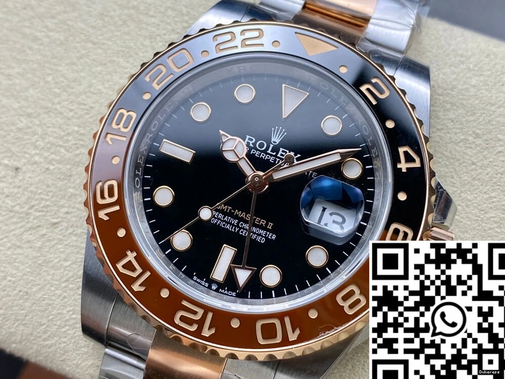 Factory M126711chnr-0002 II Gold Rose GMT Rolex Master Clean 0317